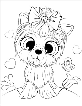 Perros lindos libro de colorear para niãos de a aãos perros y cachorros adorables de dibujos animados spanish edition press golden age willow enchanted kozun cl books