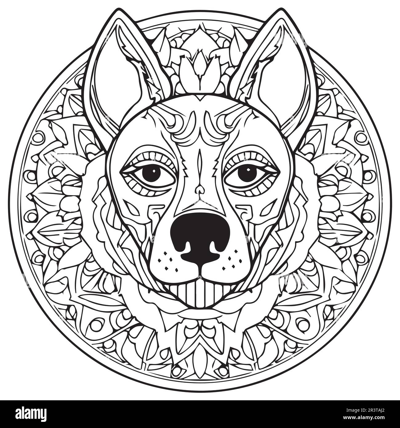 Cara de libro para colorear imãgen recortadas de stock