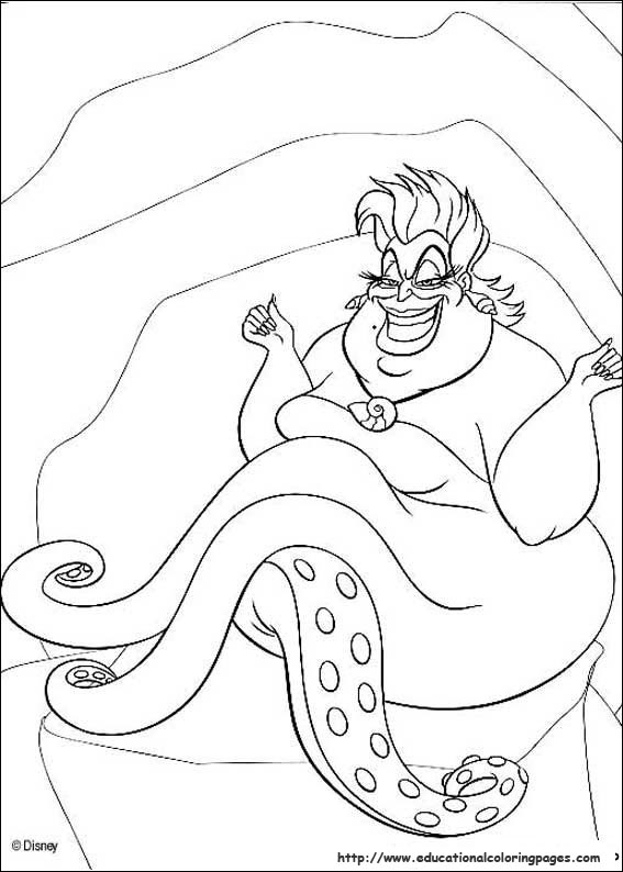 The little mermaid coloring sheets