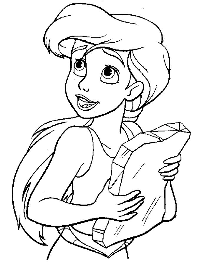 Ð dibujos para colorear la sirenita