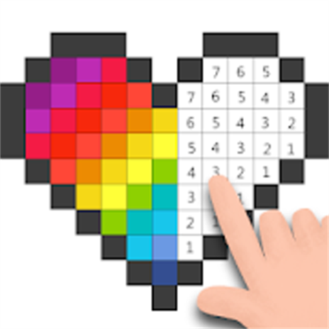 Pixel art color by number