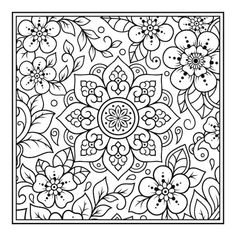 Free coloring pages for adults simple