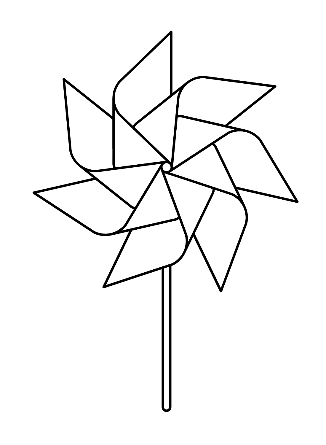 Pinwheel coloring pages