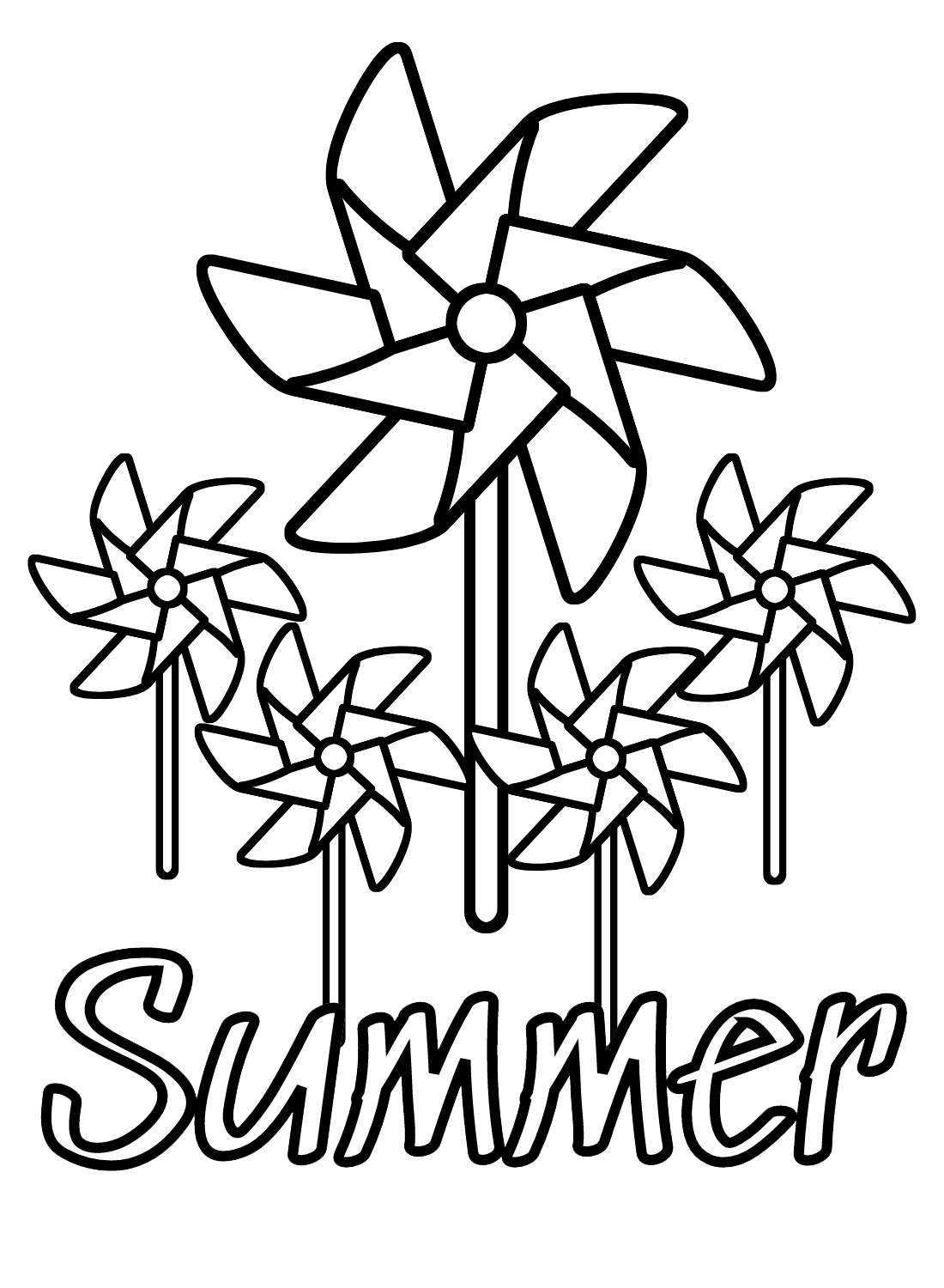 Pinwheel coloring pages printable for free download
