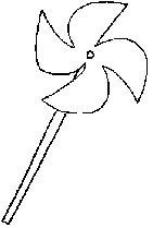 Coloring sheets for kids spinning pinwheel coloring page
