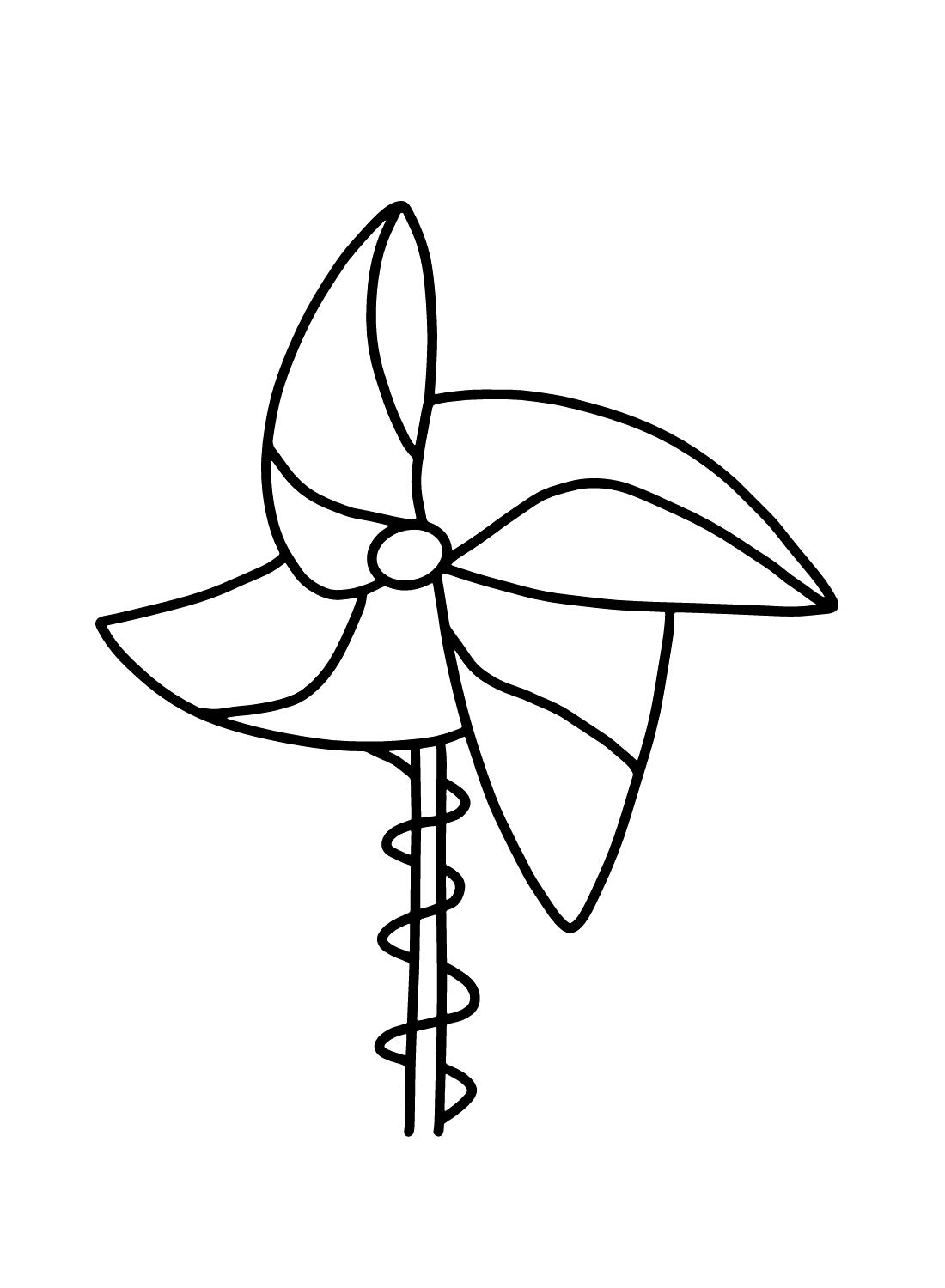 Pinwheel coloring pages