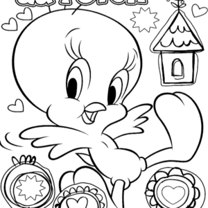 Tweety coloring pages printable for free download