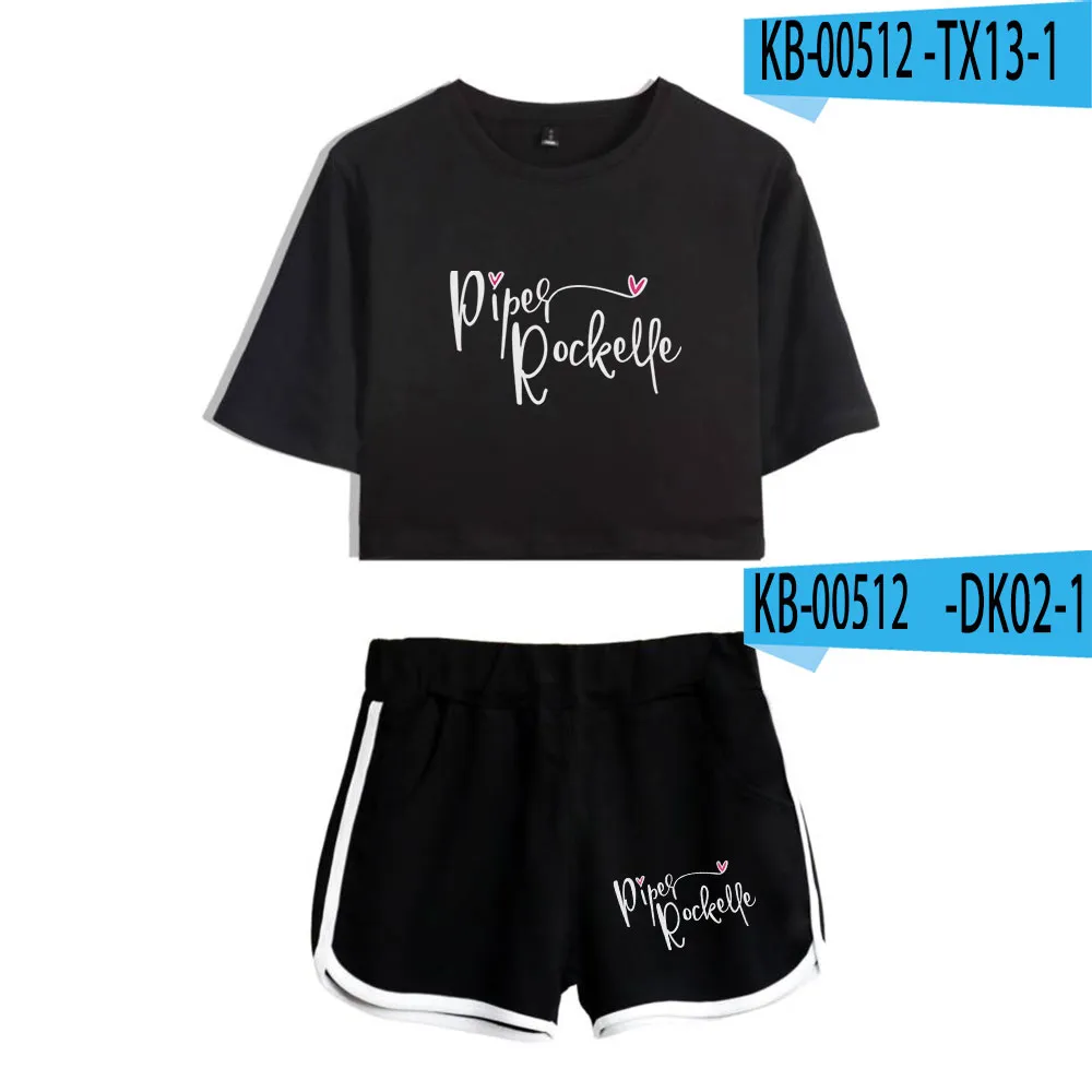 Piper rockelle merch two pce set women piper rockelle cool print shorts summer soft elastic waist hot shorts x from â