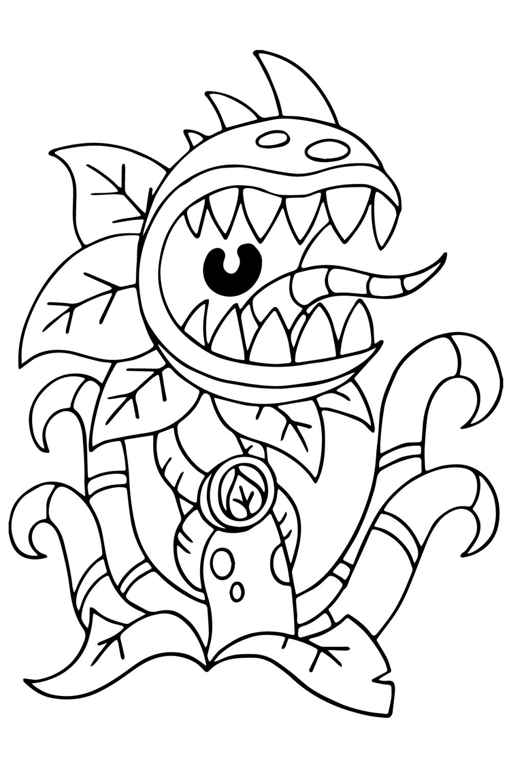 Plants vs zombies coloring pages pdf coloring pages to off