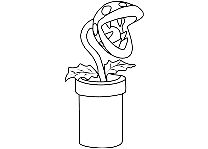 Super mario bros coloring pages
