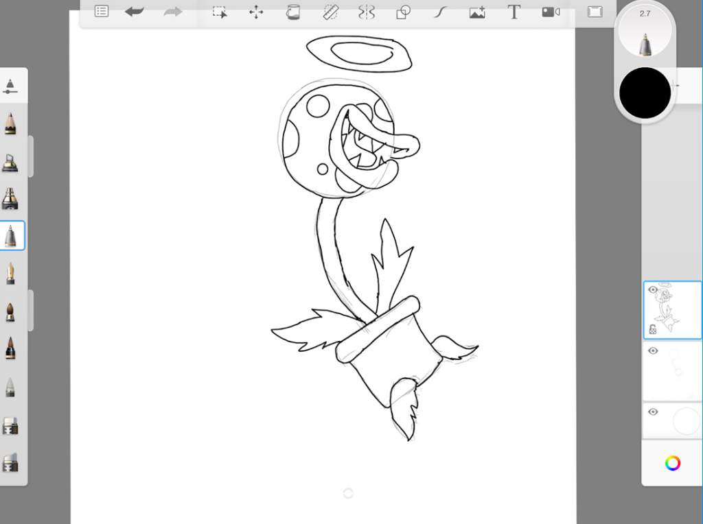Piranha plant drawing mario amino