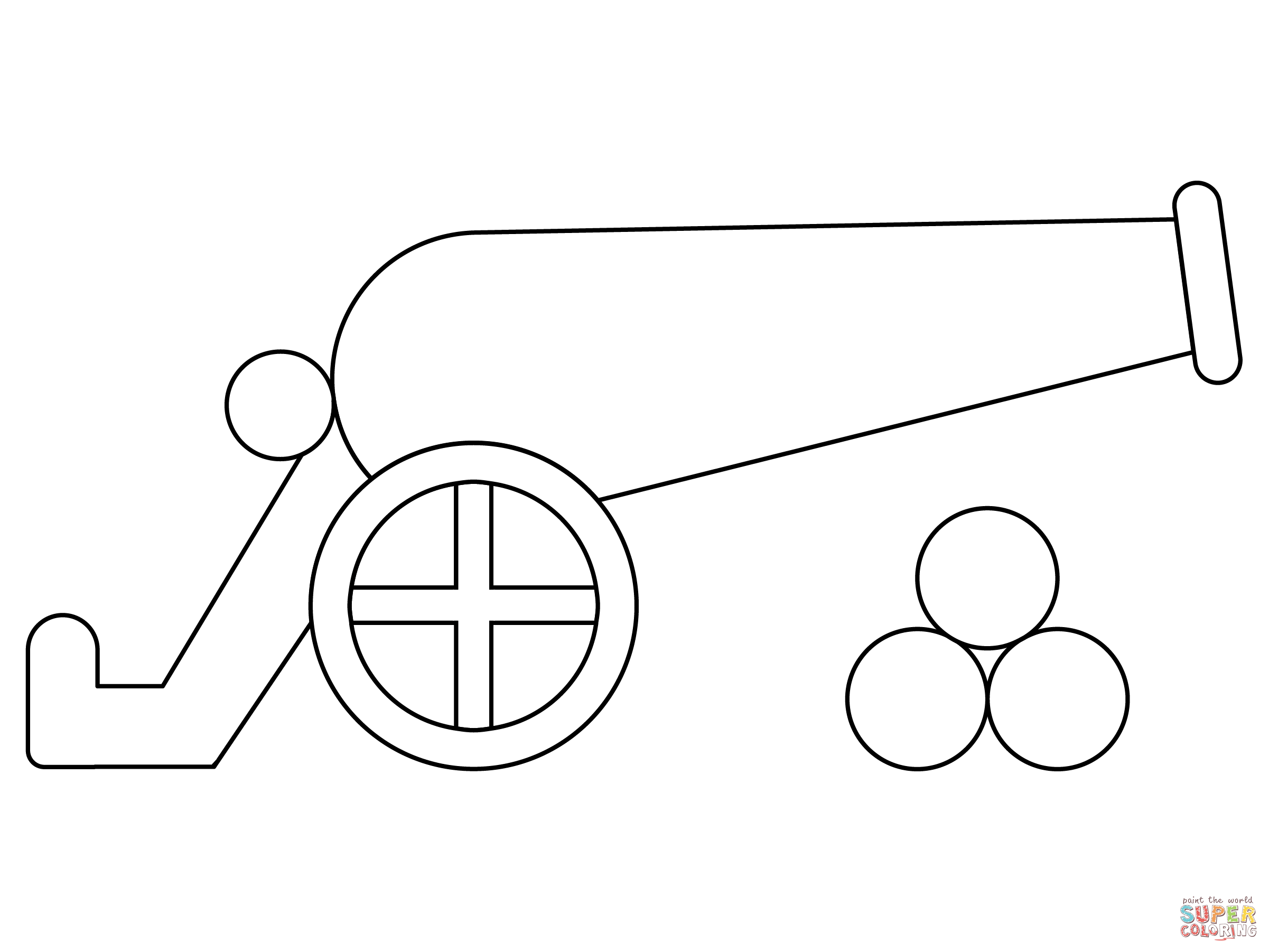 Civil war cannon coloring page free printable coloring pages