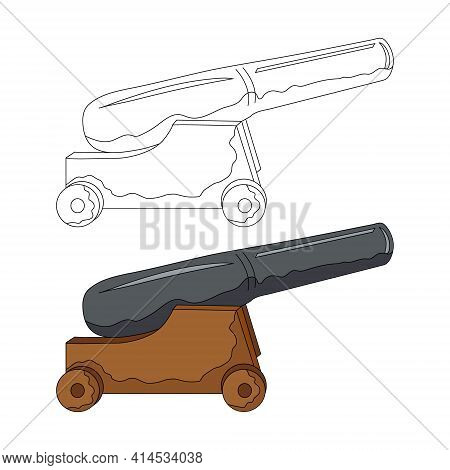 Old ship cannon vector photo free trial bigstock