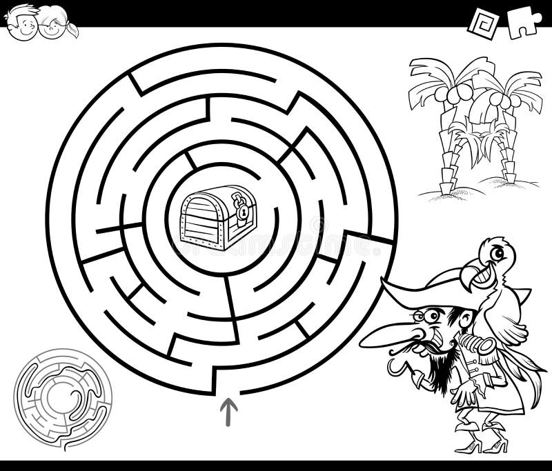 Pirate coloring page stock illustrations â pirate coloring page stock illustrations vectors clipart