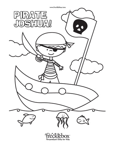 Pirate coloring pages