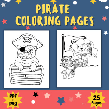 Unique printable pirate coloring pages for kids boys girls pdf png