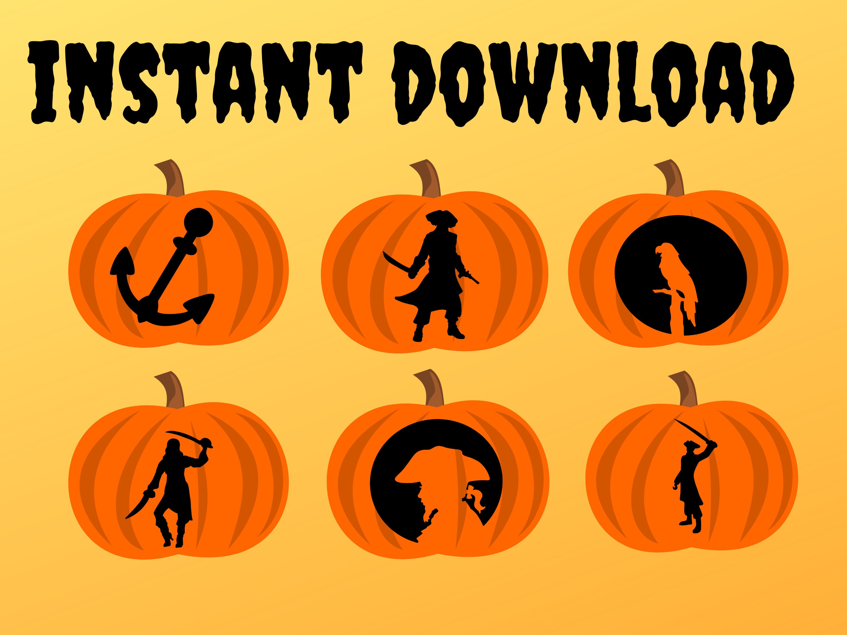 Printable pirate pumpkin carving stencils for halloween unique jack olantern carving patterns for kids and adults