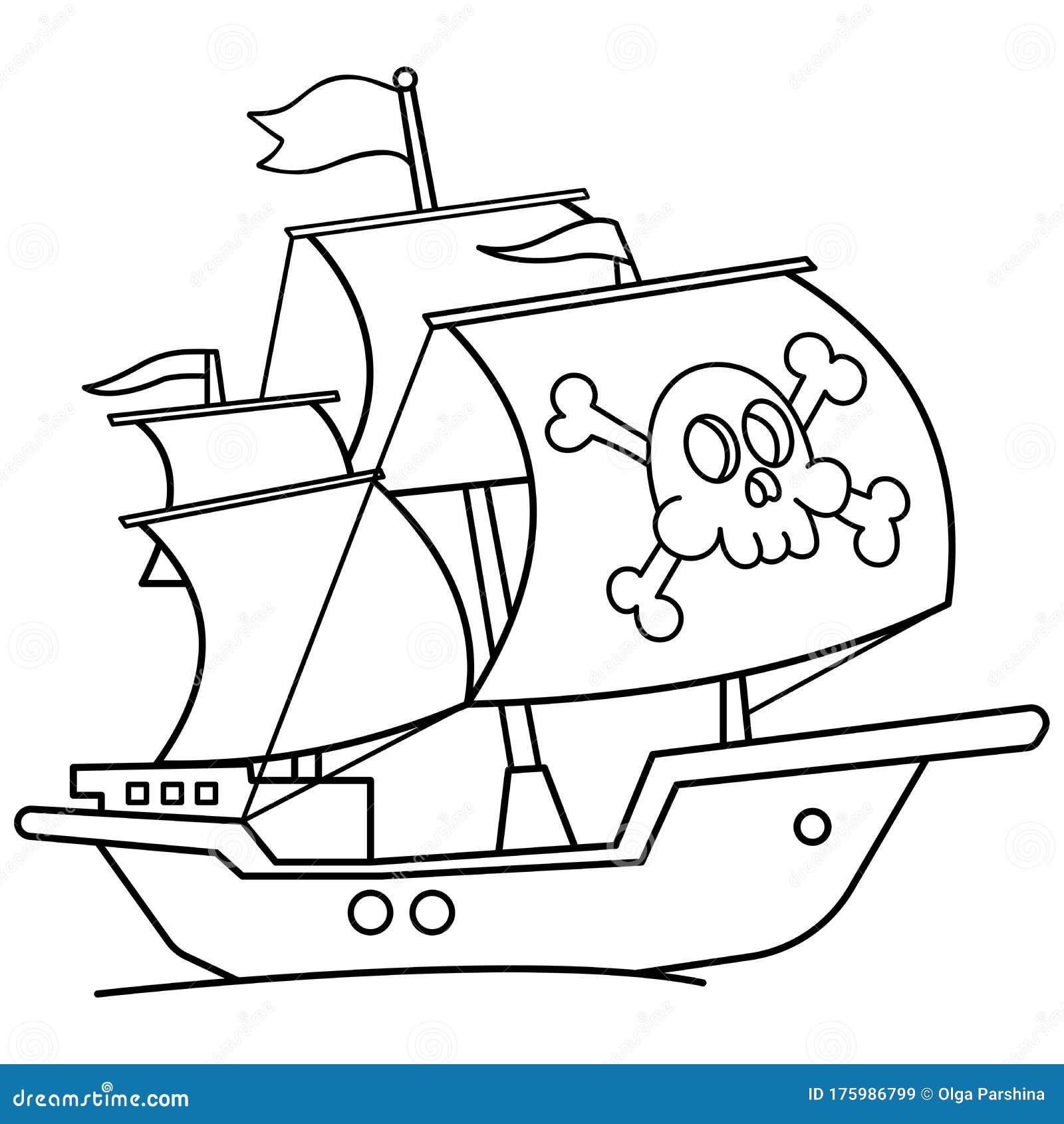 Pirate coloring page stock illustrations â pirate coloring page stock illustrations vectors clipart