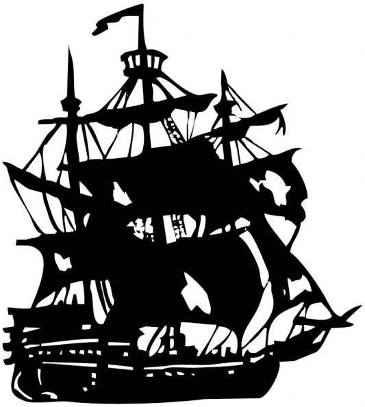 Free pirate ship stencil download free pirate ship stencil png images free cliparts on clipart library