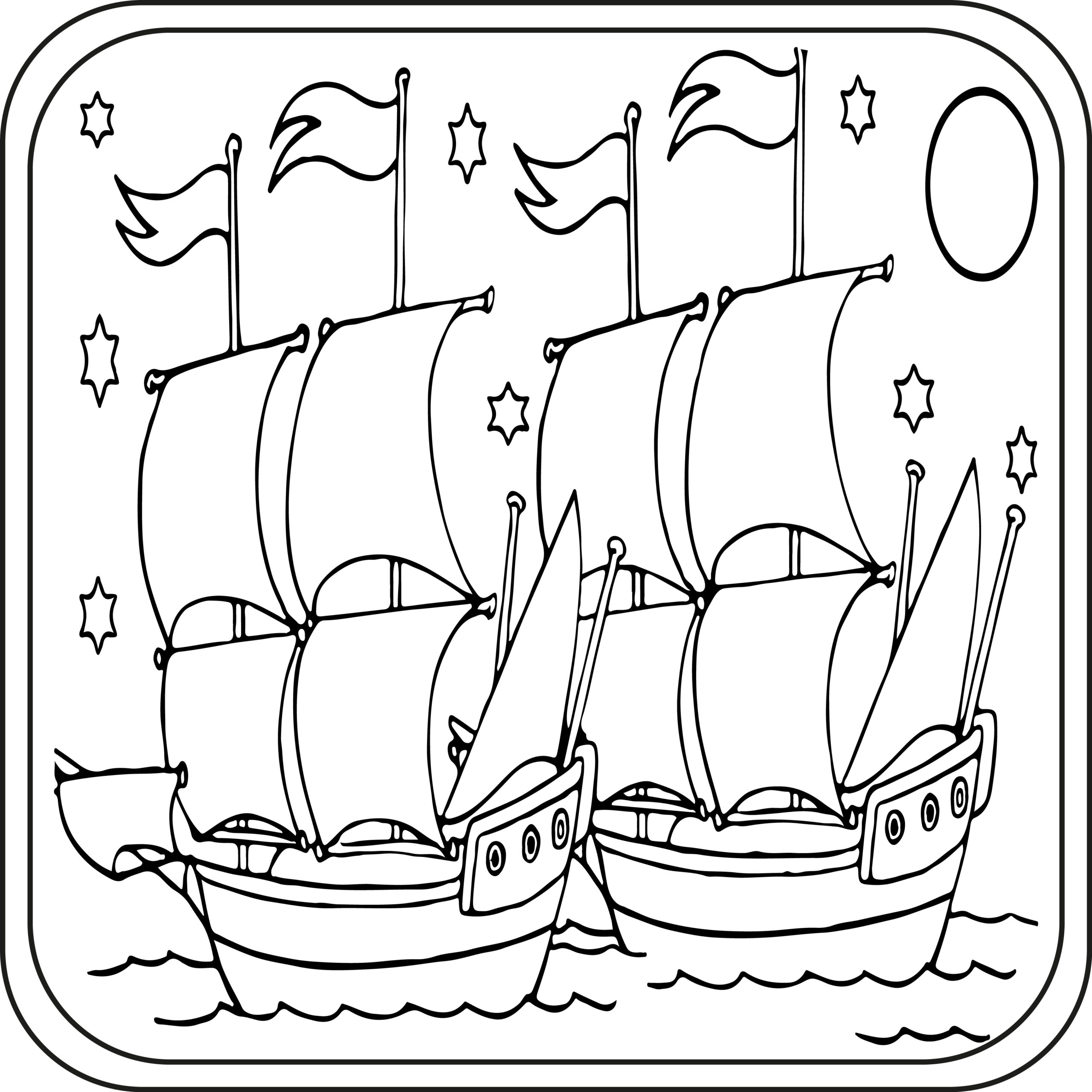 Ships coloring pages preschool kindergarten first grade made by teachers