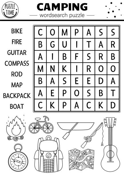 Road crossword stock illustrations royalty