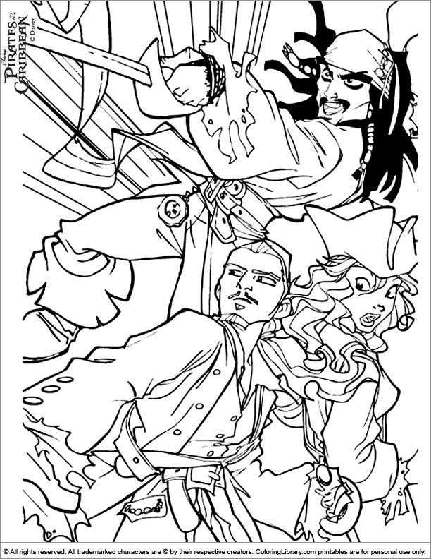 Fun coloring page