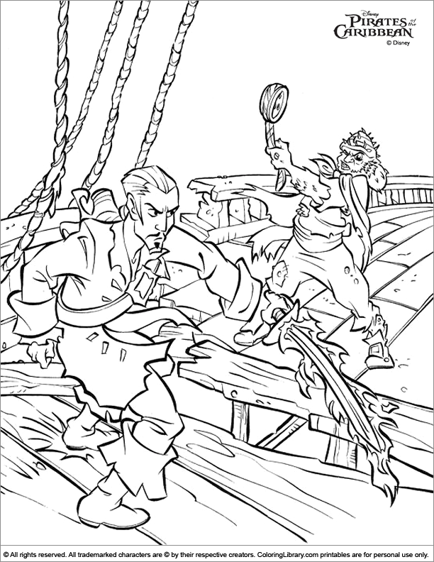 Coloring book sheet