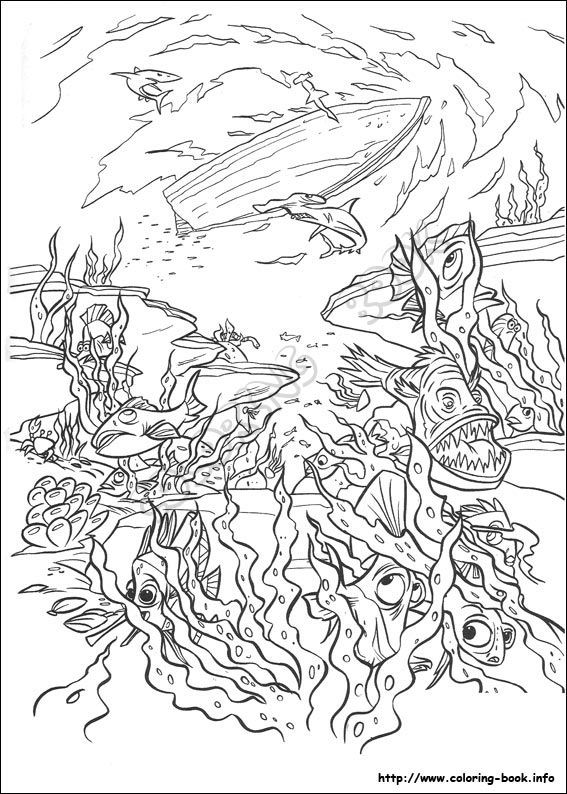 Pirates of the caribbean coloring picture