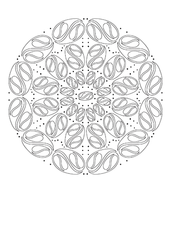 Free printable crazy yin and yang pisces mandala coloring page coloring for healing