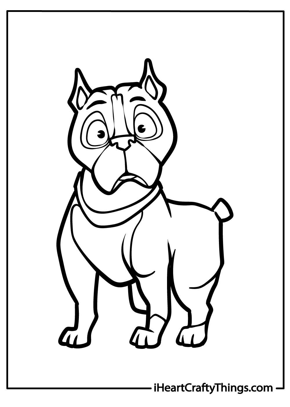 Pitbull coloring pages free printables