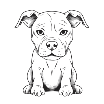 Pitbull drawing png transparent images free download vector files