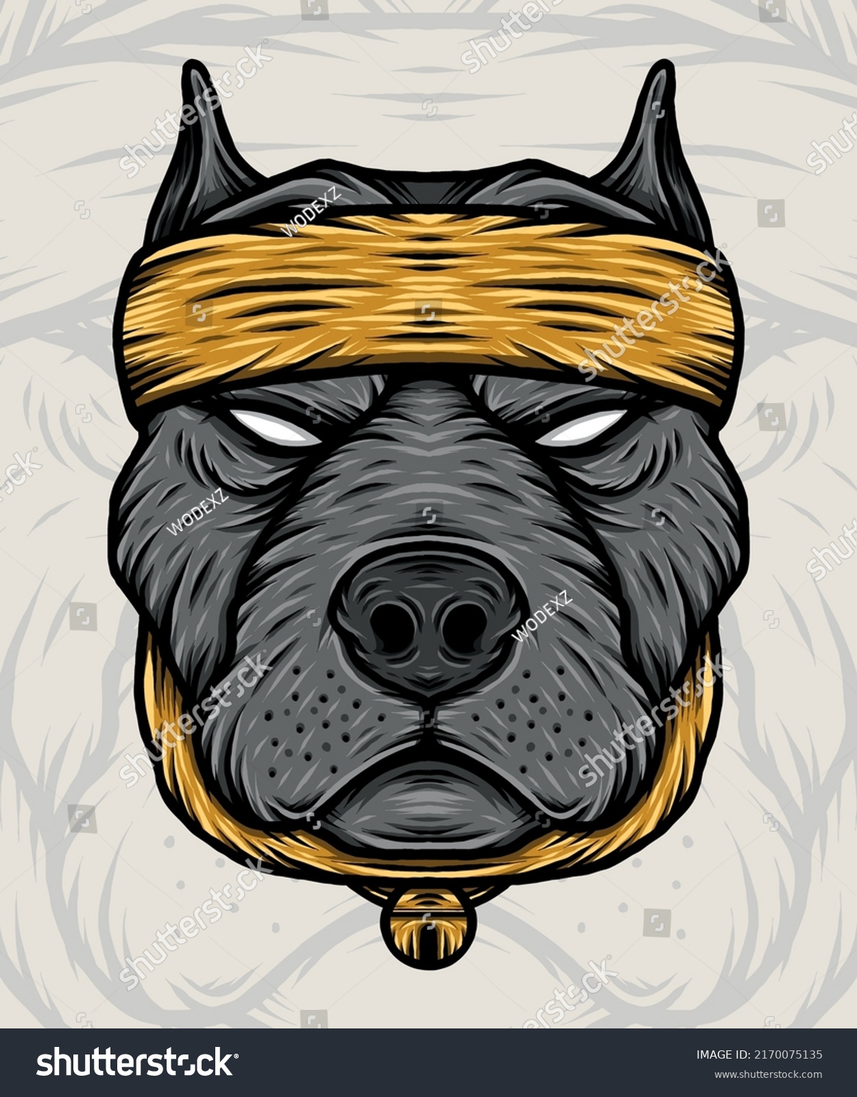 Png svg file chino pitbull gangster dog tattoo stencil off