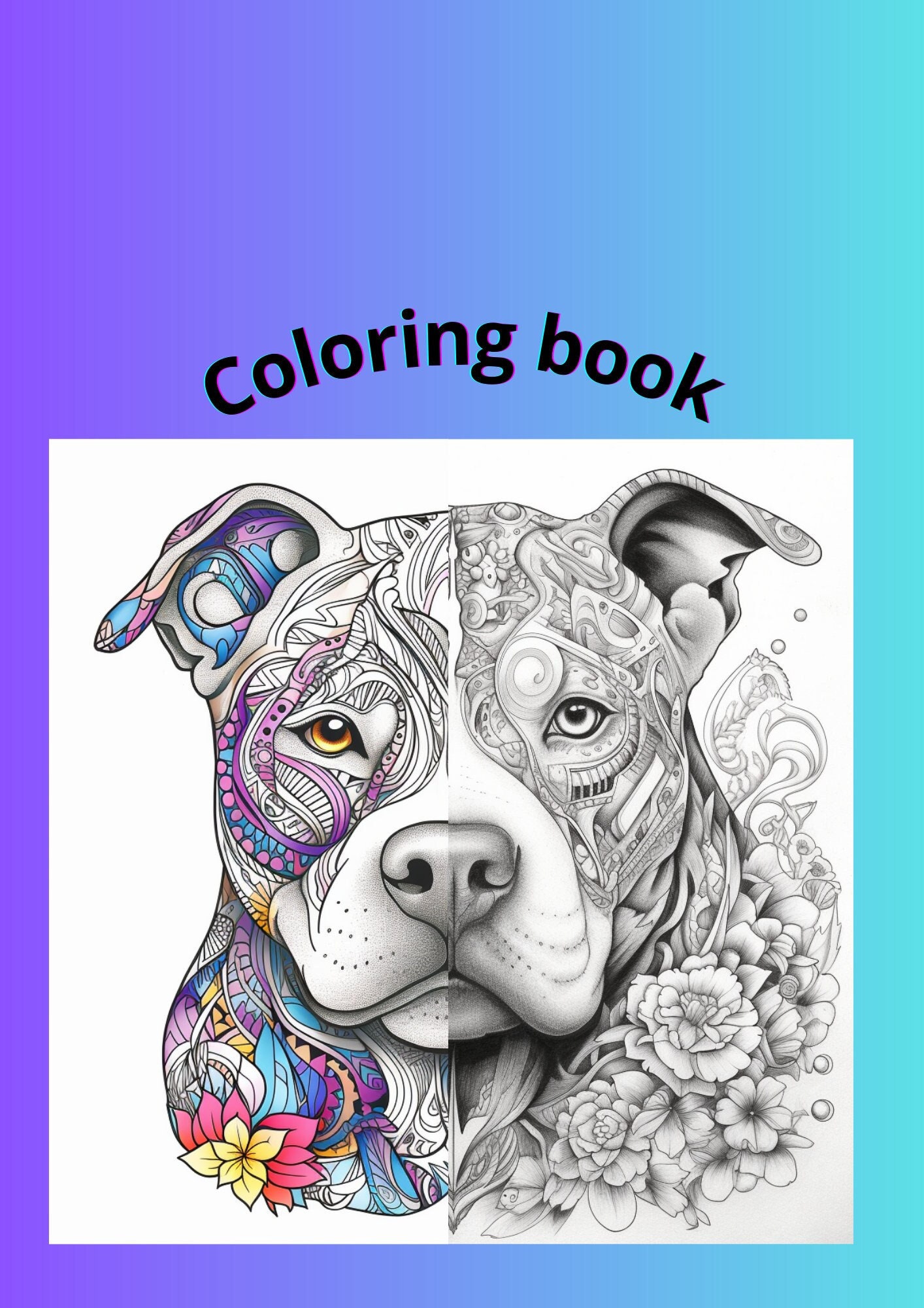 Pitbull coloring
