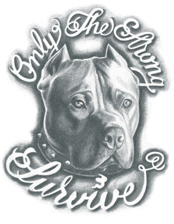 Png svg file chino pitbull gangster dog tattoo stencil off