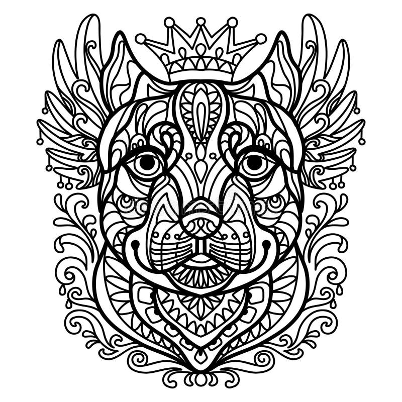 Pitbull tattoo stock illustrations â pitbull tattoo stock illustrations vectors clipart