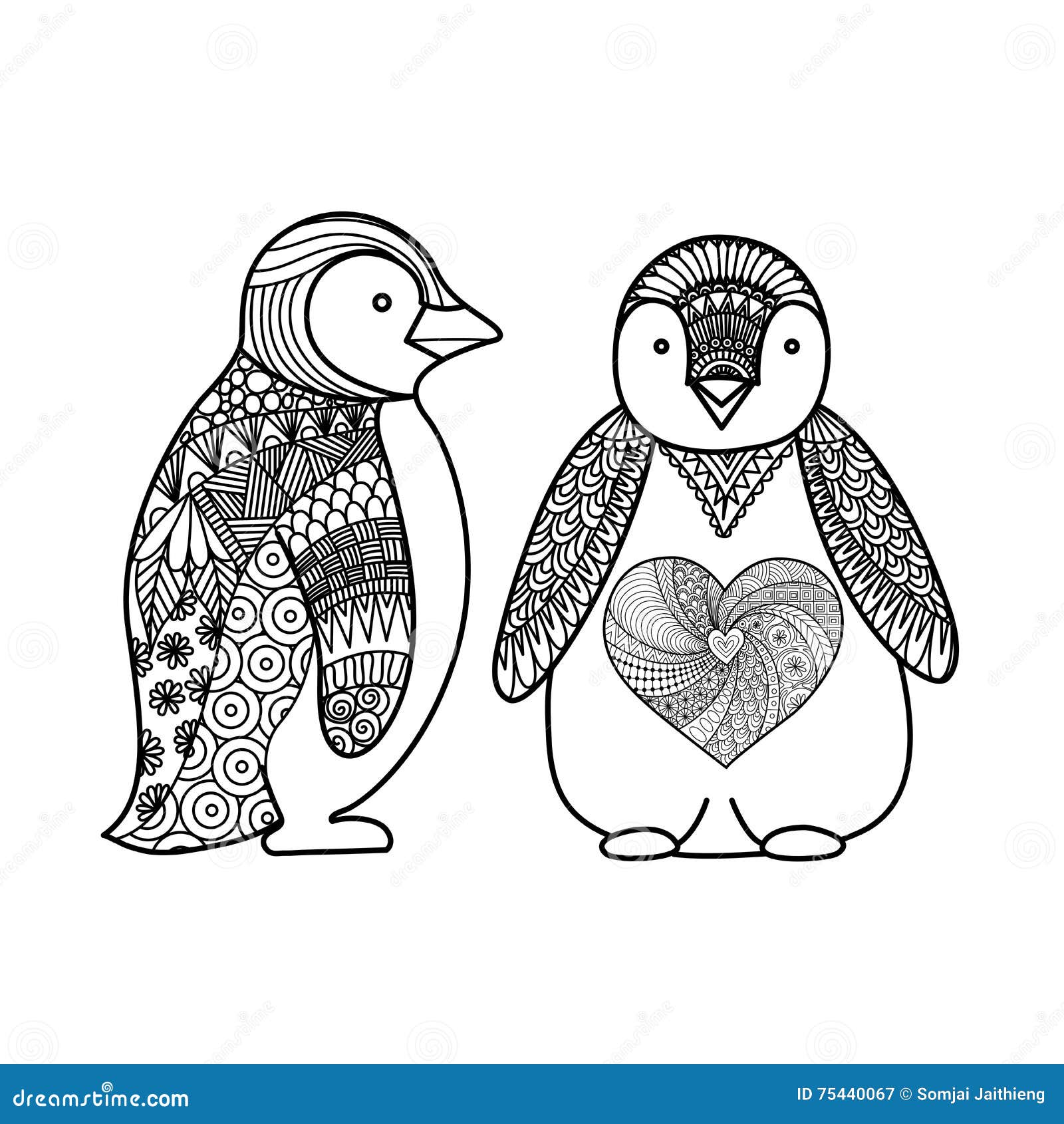 Two penguins stock illustrations â two penguins stock illustrations vectors clipart