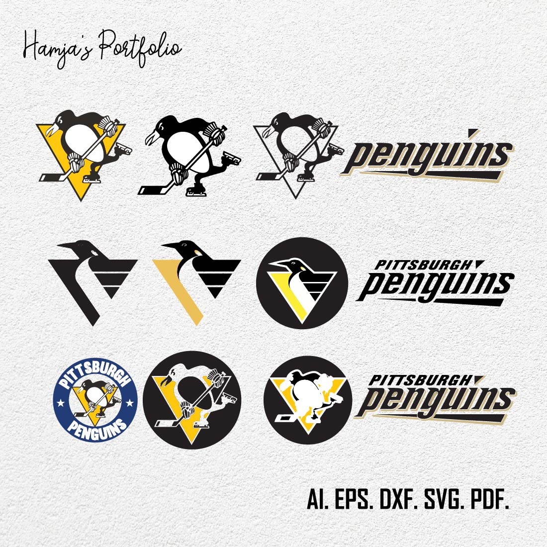 Pittsburgh penguins svg hockey svg pittsburgh penguins template pittsburgh penguins stencil hockey gifts pittsburgh penguins ornament