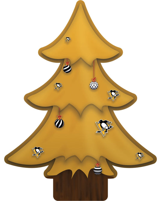 Pittsburgh penguins team color desktop tree in â fan creations ga