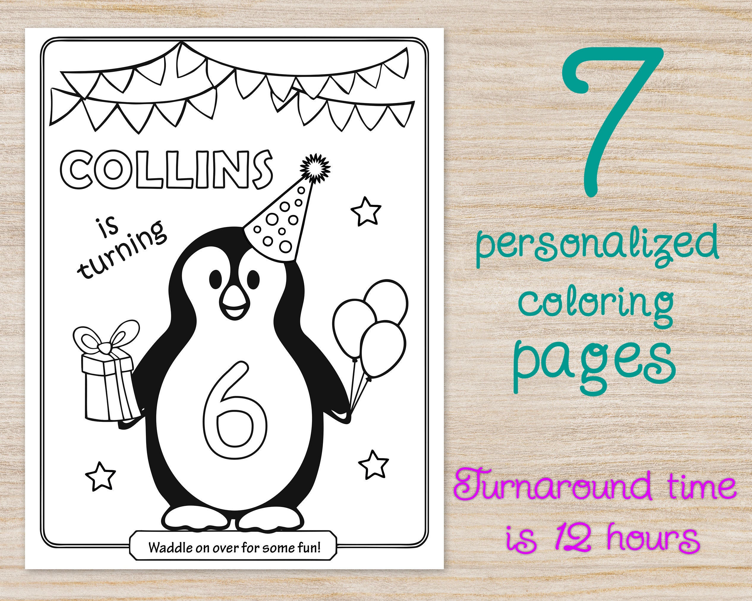 Penguin coloring pages