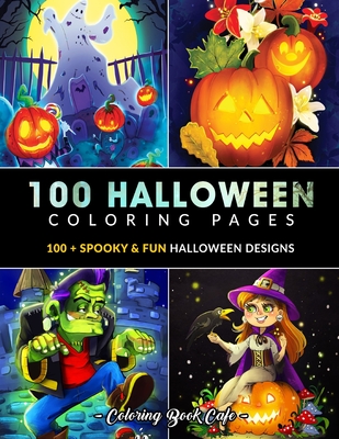 Halloween coloring pages an adult coloring book featuring spooky and fun halloween coloring pages for stress relief and relaxation paperback penguin bookshop