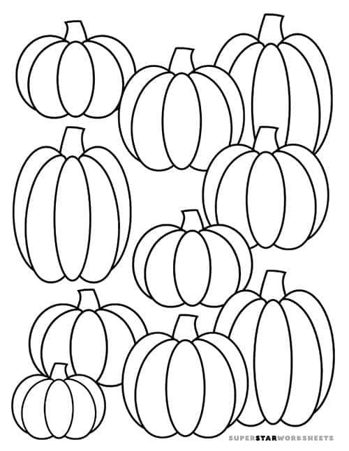Pumpkin coloring pages