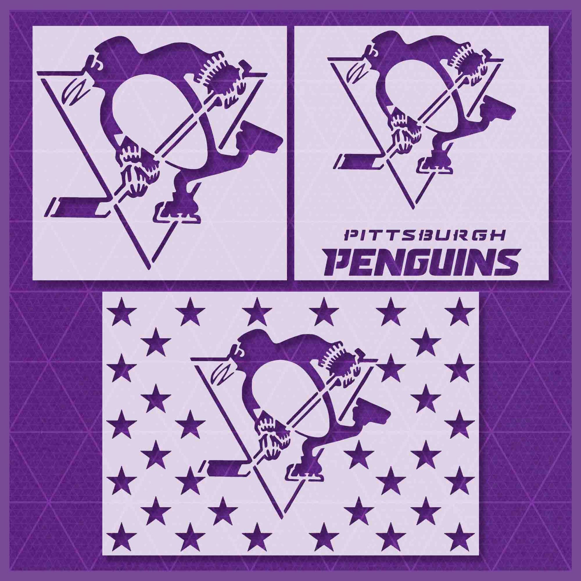 Pittsburgh penguins stencil