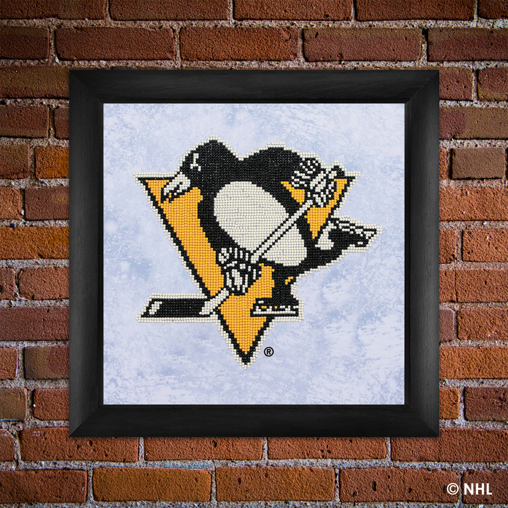 Officially licensed melot dots nhl pittsburgh penguins diamond paint â fabrics n crafts nada