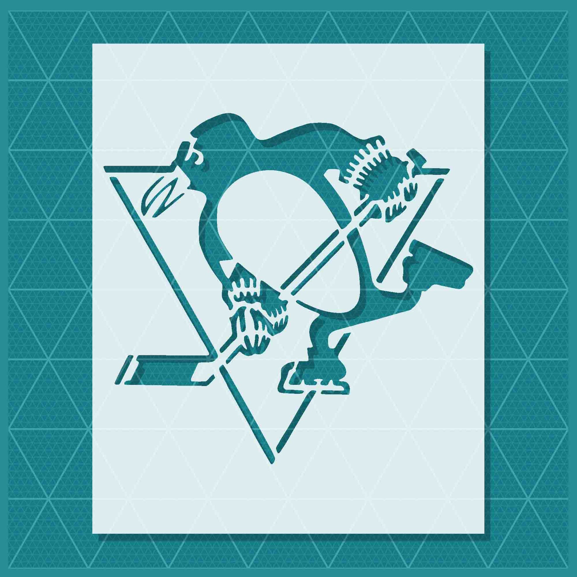 Pittsburgh penguins stencil