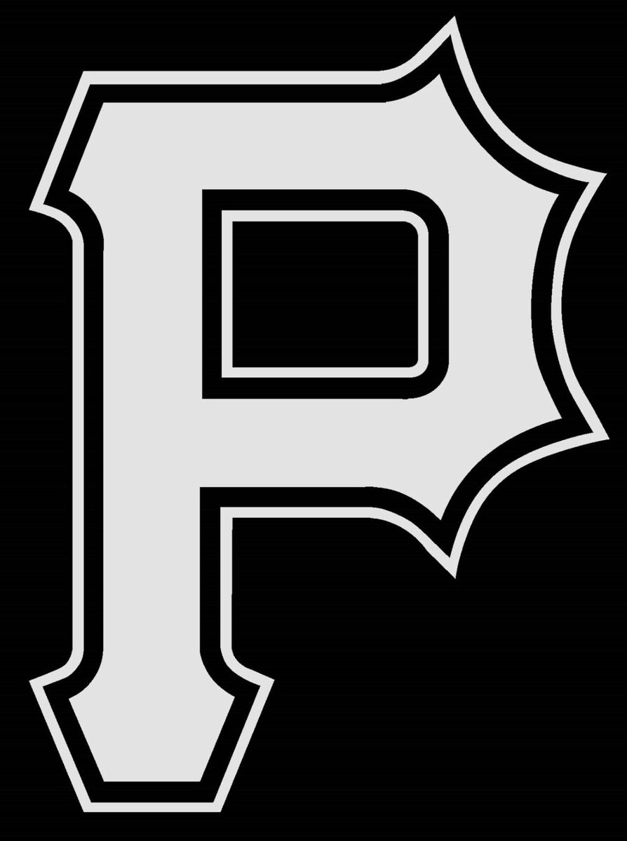 Pittsburgh pirates logo car decal vinyl sticker white sizes