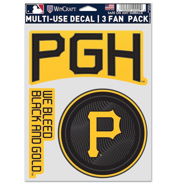 Pittsburgh pirates car decals pirates bumper stickers decals