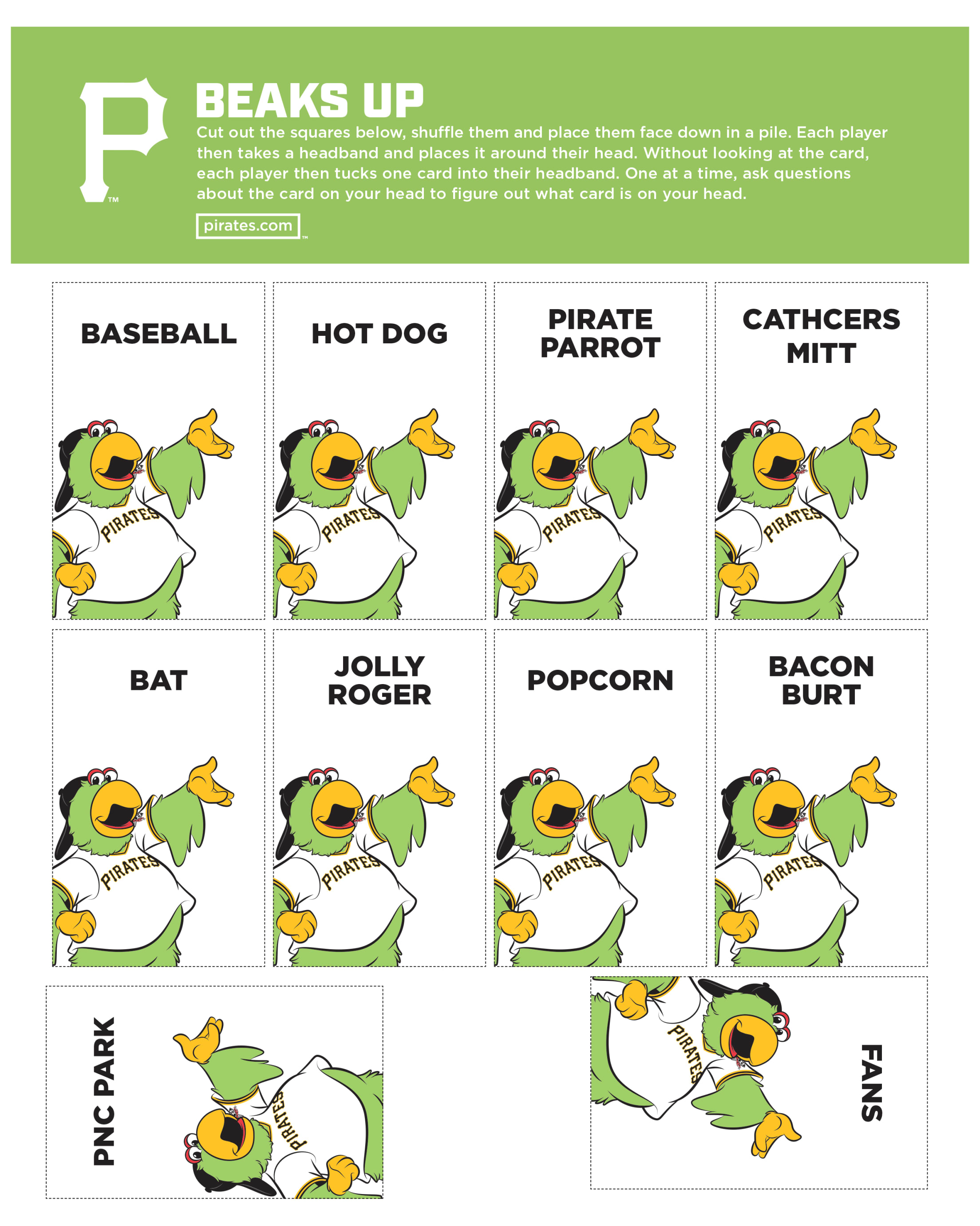 Activities pittsburgh pirates