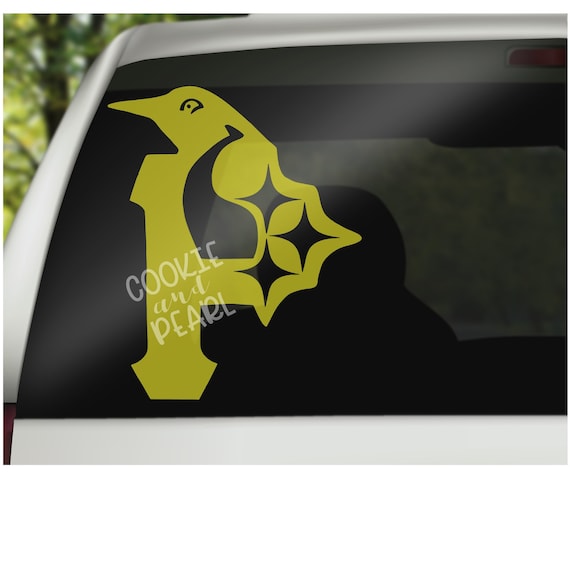 Pittsburgh pirates penguins steelers car decal