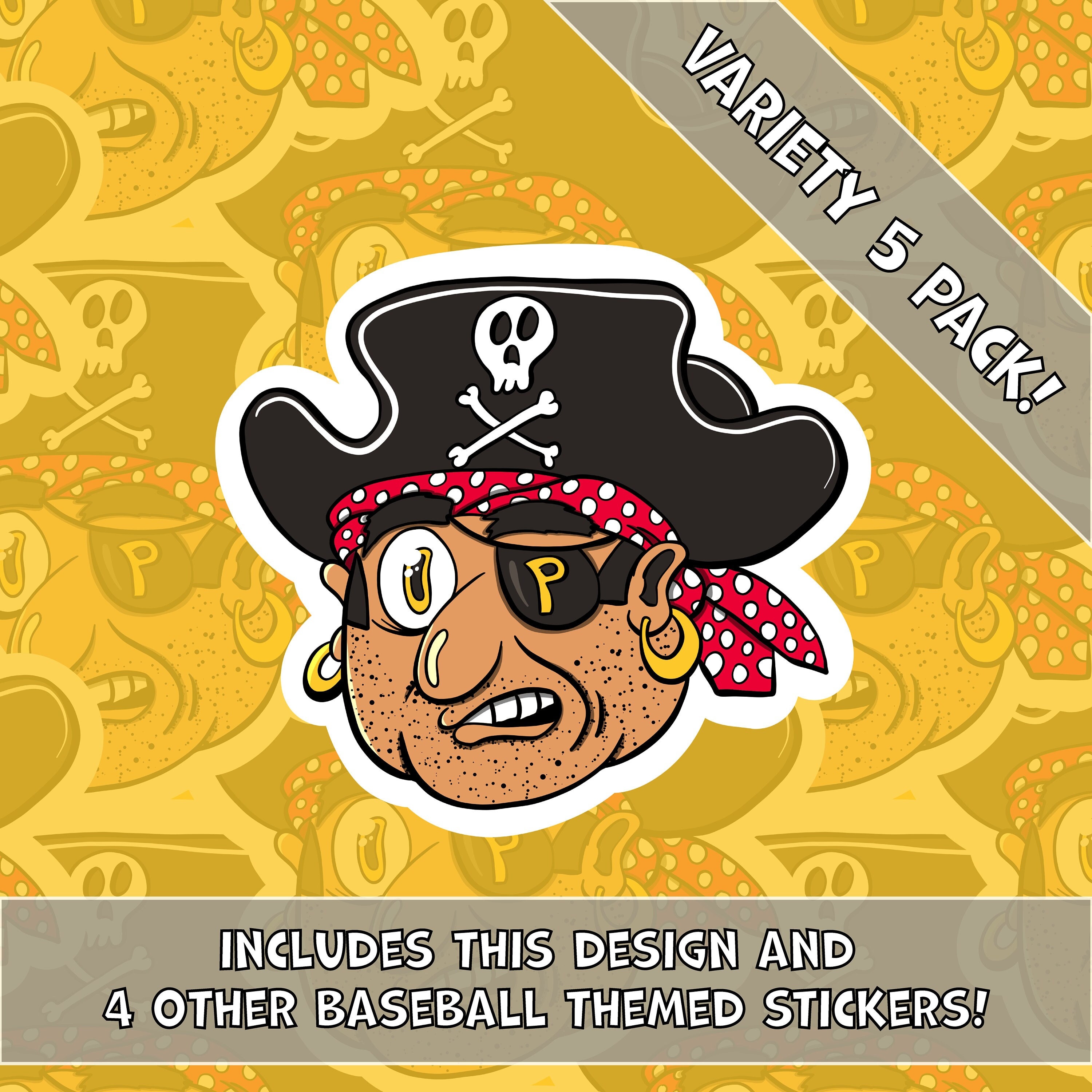 Pirates mlb stickers