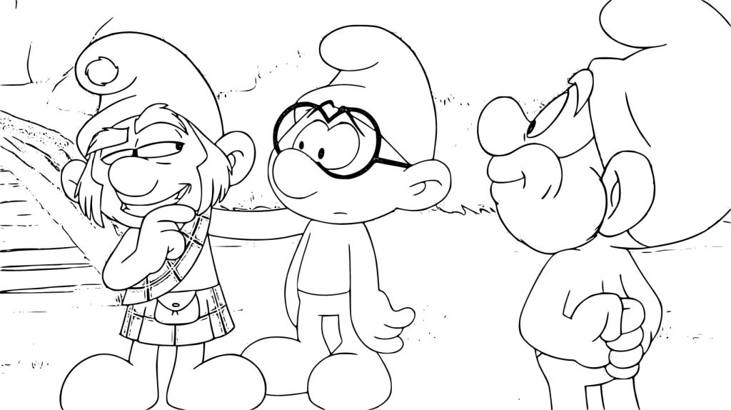 Dibujos de los pitufos para colorear wonder day â dibujos para colorear para niãos y adultos